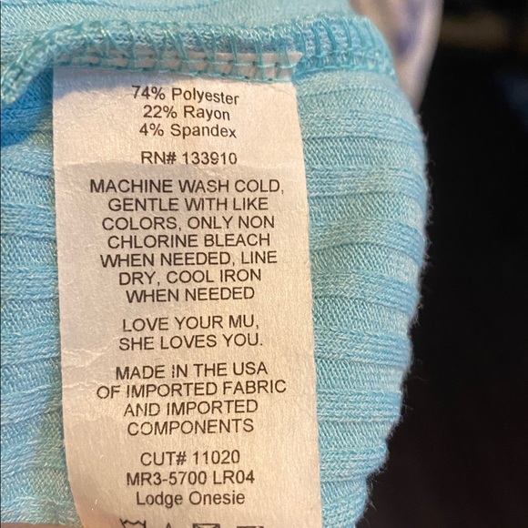 Show Me Your MuMu Lodge Onesie Large Powder Blue - Picture 12 of 13